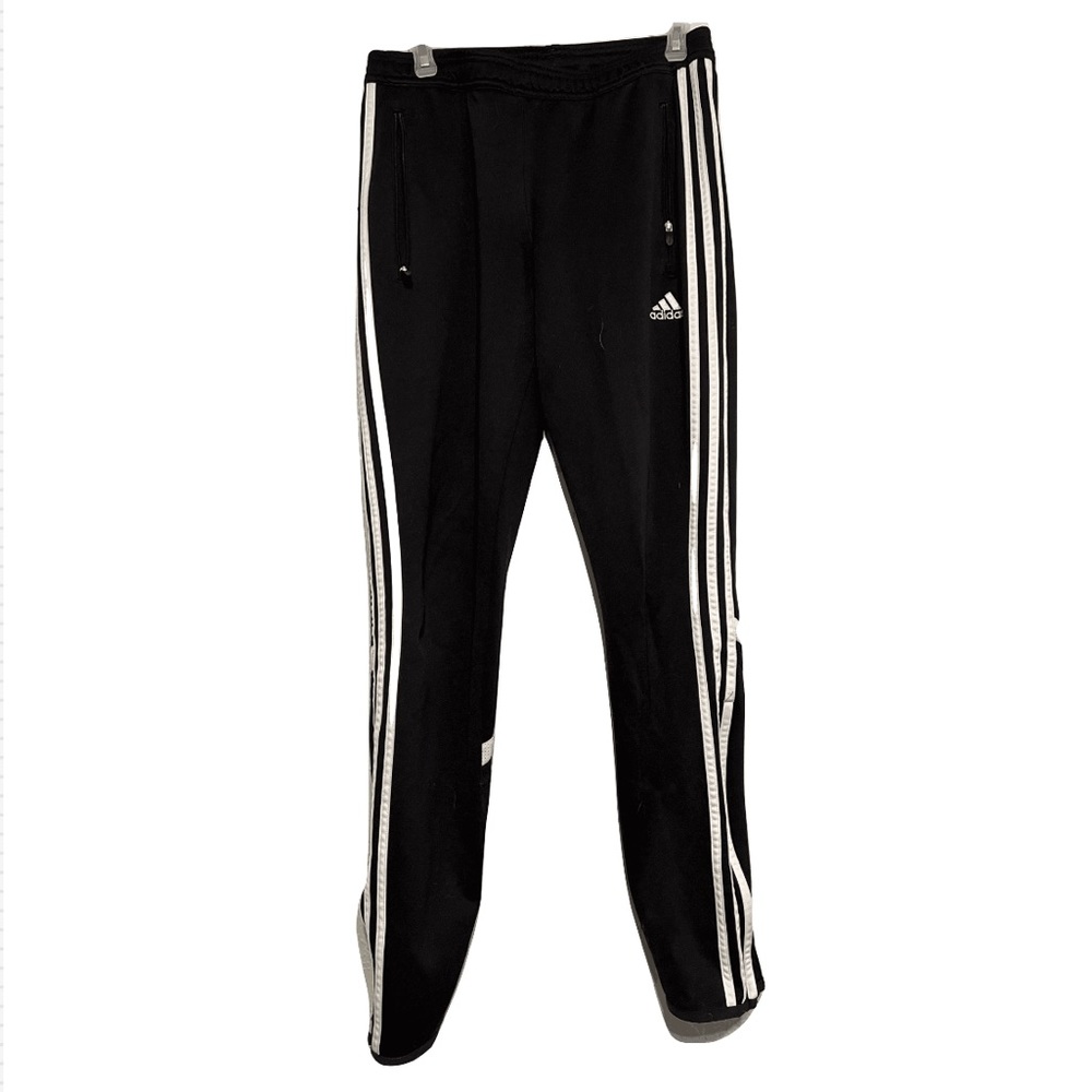 Black and White Adidas Soccer Pants